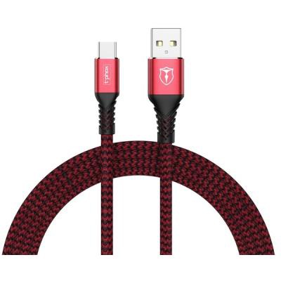 Дата кабель USB 2.0 AM to Type-C 1.0m Jagger T-C814 Red T-Phox (T-C814 red)