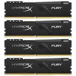 Модуль памяти для компьютера DDR4 64GB (4x16GB) 3600 MHz Fury Black Kingston Fury (ex.HyperX) (HX436C18FB4K4/64)
