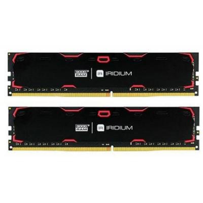 Модуль памяти для компьютера DDR4 32GB (2x16GB) 2133 MHz Iridium Black GOODRAM (IR-2133D464L15/32GDC)