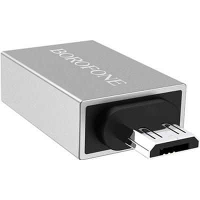 Перехідник BV2 USB to Micro-USB M OTG USB 3.0 BOROFONE (6957531090311)