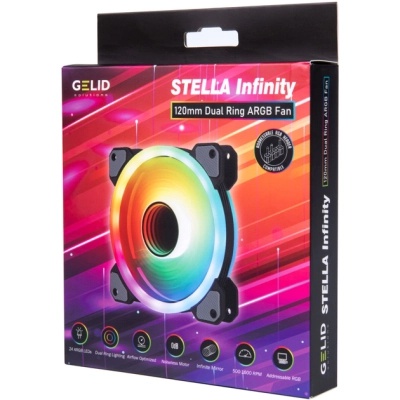 Кулер до корпусу Gelid Solutions Stella ARGB 120mm (FN-STELLA-03)