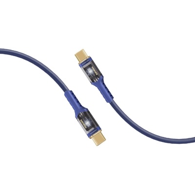 Дата кабель USB-C to USB-C lucidline-cc120.navy Promate (lucidline-cc120.navy)