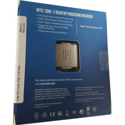 Процессор INTEL Core™ i7 6700K (BX80662I76700K)