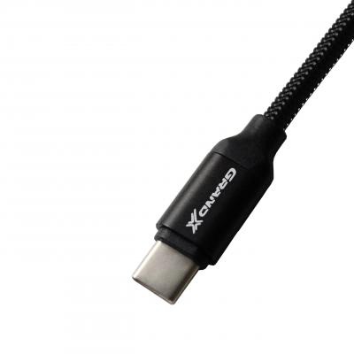 Дата кабель USB 2.0 AM to Type-C 1.0m Black/Black Grand-X (NC01BB)