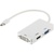 Порт-репликатор PowerPlant mini Display Port — HDMI, DVI, VGA (3 в 1) (CA910946)