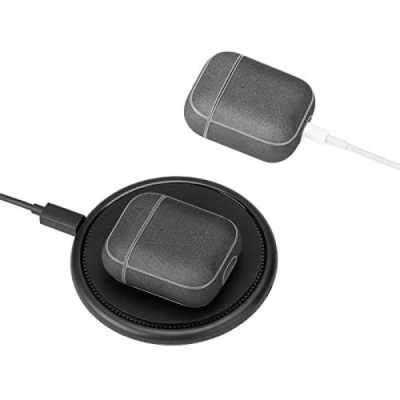 Чохол для навушників Incase Metallic Case для AirPods Gray (INOM100643-GRY)