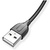Дата кабель USB 2.0 AM to Type-C 1.0m Mini T-C807 Black T-Phox (T-C807 Black)