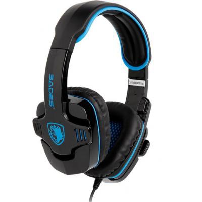 Наушники SADES Wolfang Black/Blue (SA901-B-BL)
