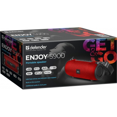 Акустическая система Defender Enjoy S900 Bluetooth Red (65904)