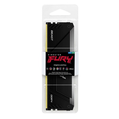 Модуль пам'яті для комп'ютера DDR4 8GB 3200 MHz Beast RGB Kingston Fury (ex.HyperX) (KF432C16BB12A/16)