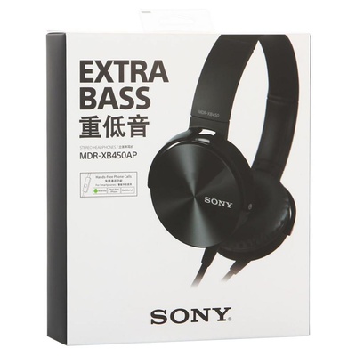 Наушники SONY MDR-XB450AP Black (MDRXB450APB.E)
