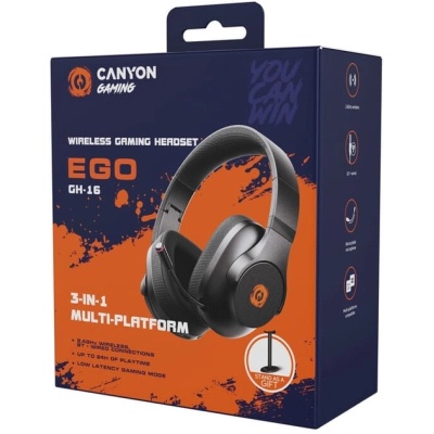 Навушники Canyon EGO GH-16 Black (CND-SGHS16B)