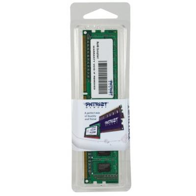 Модуль памяти для компьютера DDR3 4GB 1600 MHz Patriot (PSD34G160081)