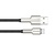 Дата кабель USB 2.0 AM to Micro 5P 1.0m head metal black ColorWay (CW-CBUM046-BK)