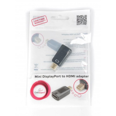 Перехідник mini DisplayPort to HDMI Cablexpert (A-mDPM-HDMIF-01)