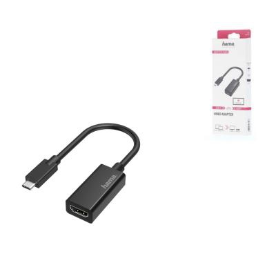 Перехідник USB-C to HDMI Ultra HD 4K Black Hama (00200315)