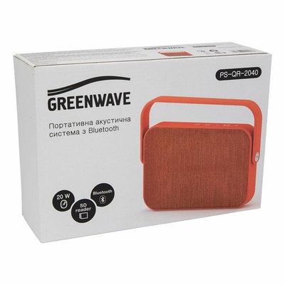 Акустическая система Greenwave PS-QR-2040, orange (R0014182)