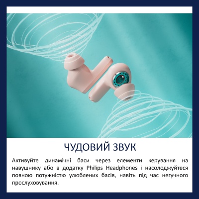 Навушники Philips TAT2000PK/00 Wireless Beige (TAT2000PK/00)