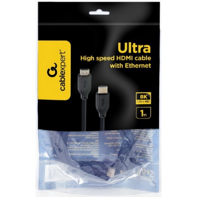 Кабель мультимедійний HDMI to HDMI 1.0m V.2.1 Cablexpert (CC-HDMI8K-1M)