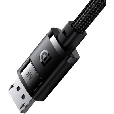 Кабель мультимедійний DisplayPort M to DisplayPort M 2.0m 8K Baseus (B00633706111-02)