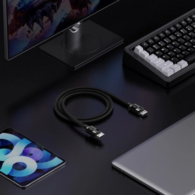 Кабель мультимедійний DisplayPort M to DisplayPort M 1.5m 8K Baseus (B00633706111-01)