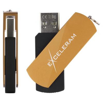 USB флеш накопитель eXceleram 8GB P2 Series Brown/Black USB 2.0 (EXP2U2BRB08)