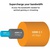 Кабель мультимедійний HDMI to HDMI 2.0m v2.1 High Speed Ethernet Belkin (AV10175BT2MBKV2)