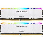 Модуль памяти для компьютера DDR4 16GB (2x8GB) 3600 MHz Ballistix White RGB Micron (BL2K8G36C16U4WL)