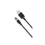 Дата кабель USB 2.0 AM to Lightning 1.0m 2.1A magnetic pvc black XO (NB187-L-1-BK)