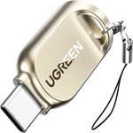 Зчитувач флеш-карт UGREEN USB-C to TF 3.0 CM331 Light Golden (80124)