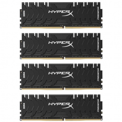 Модуль памяти для компьютера DDR4 16GB (4x4GB) 3000 MHz HyperX Predator Lifetime Kingston (HX430C15PB3K4/16)