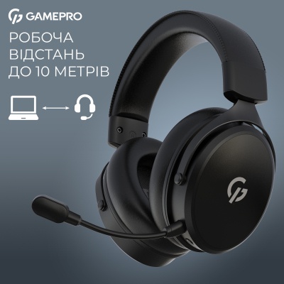 Навушники GamePro Asgard Skadi Wireless Black (HSW191B)
